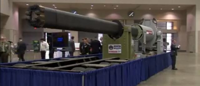 U.S. Navy's Big Rail Gun Revealed