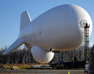 Blimps are back for tests to see if they can provide targeting information against cruise missiles