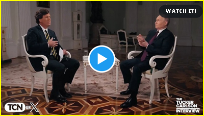 Tucker Carlson interviews Russian  President Putin