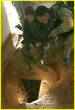 Hamas tunnel discovered in residence under stove