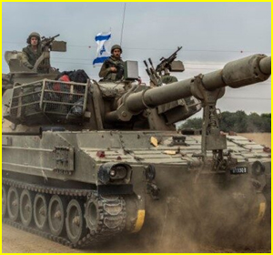 Isreali Tanks start forming up at the border with Gaza Strip