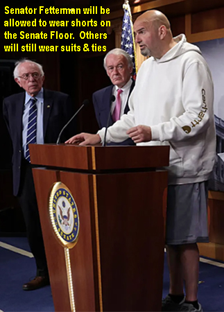 PA Senator appears in  shorts and a hoodie, breaking former Senate dress code rules