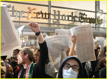 ProHamas Antisemetic Protestors in NYC