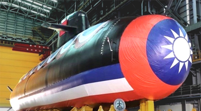 Taiwan launches its first home-grown submarine