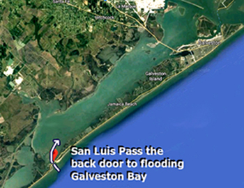Failing to gate San Luis Pass will leave a back door to flooding Galveston Bay