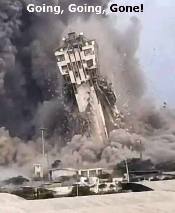 Iranian Surveilence tower distroyed by U.S. forces