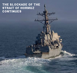 The blockade of Hormuz continues