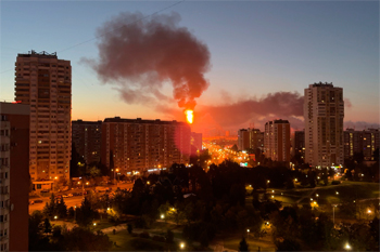 Ukraine Unleahes drone attack on  Mothr Russia